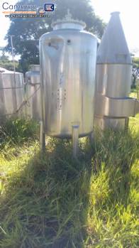 Storage tank in stainless steel 1250 L