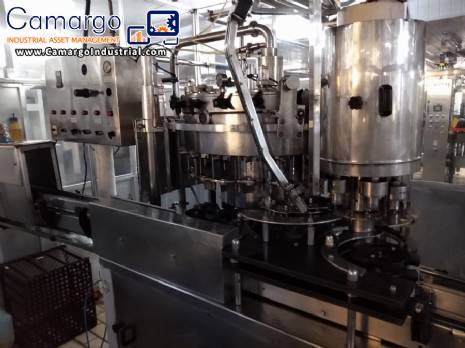 Complete bottling line for carbonated soft drinks, 2,400 bottles/hour, Zegla