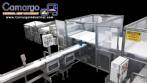 Distribution, phasing and feeding system for Cavanna packaging machines