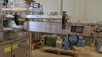 Automatic stainless steel labeling machine with two heads for Narita self-adhesive labels