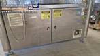 Automatic stainless steel labeling machine with two heads for Narita self-adhesive labels