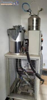 Sanctis automatic dosing and filling machine for two-component epoxy.