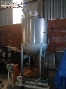 2000 liter jacketed stainless steel cooking pot