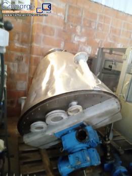 Stony industrial mixer for peanut butter cups with motor and reducer -  Camargo Industrial - Used Machines