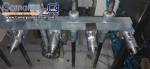 Linear filling machine with 6 pistons filling system