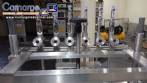 Linear filling machine with 6 pistons filling system
