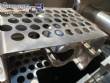 Stainless steel gas-powered tilting mixing tank, 300 liters.