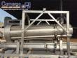 Rotary tube drum and stainless steel screw conveyor mixer for feed