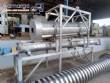 Rotary tube drum and stainless steel screw conveyor mixer for feed