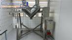 Stainless steel V-mixer, 50 kg, HEFESTO do Brasil