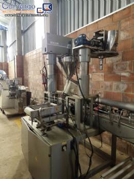 Masipack dosing filling machine for powders in jars and cans