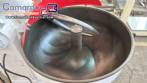 Dough mixer with hook, 100 liters, made of carbon steel.
