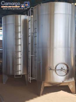 Etscheidzter stainless steel storage tank 7000 liters