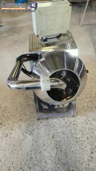 Benchtop stainless steel coating pan with inflator, JHM Benchtop stainless steel coating pan with inflator, JHM