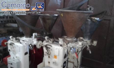 Fillers doser for sweets line Hansella Fillers doser for sweets line Hansella