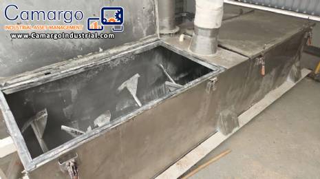 Stainless steel paddle mixer 1.500 kg Stainless steel paddle mixer 1.500 kg